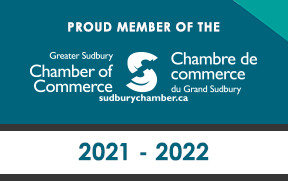 Website badge declaring Co-op Régionale are proud members of the Sudbury Chamber of Commerce